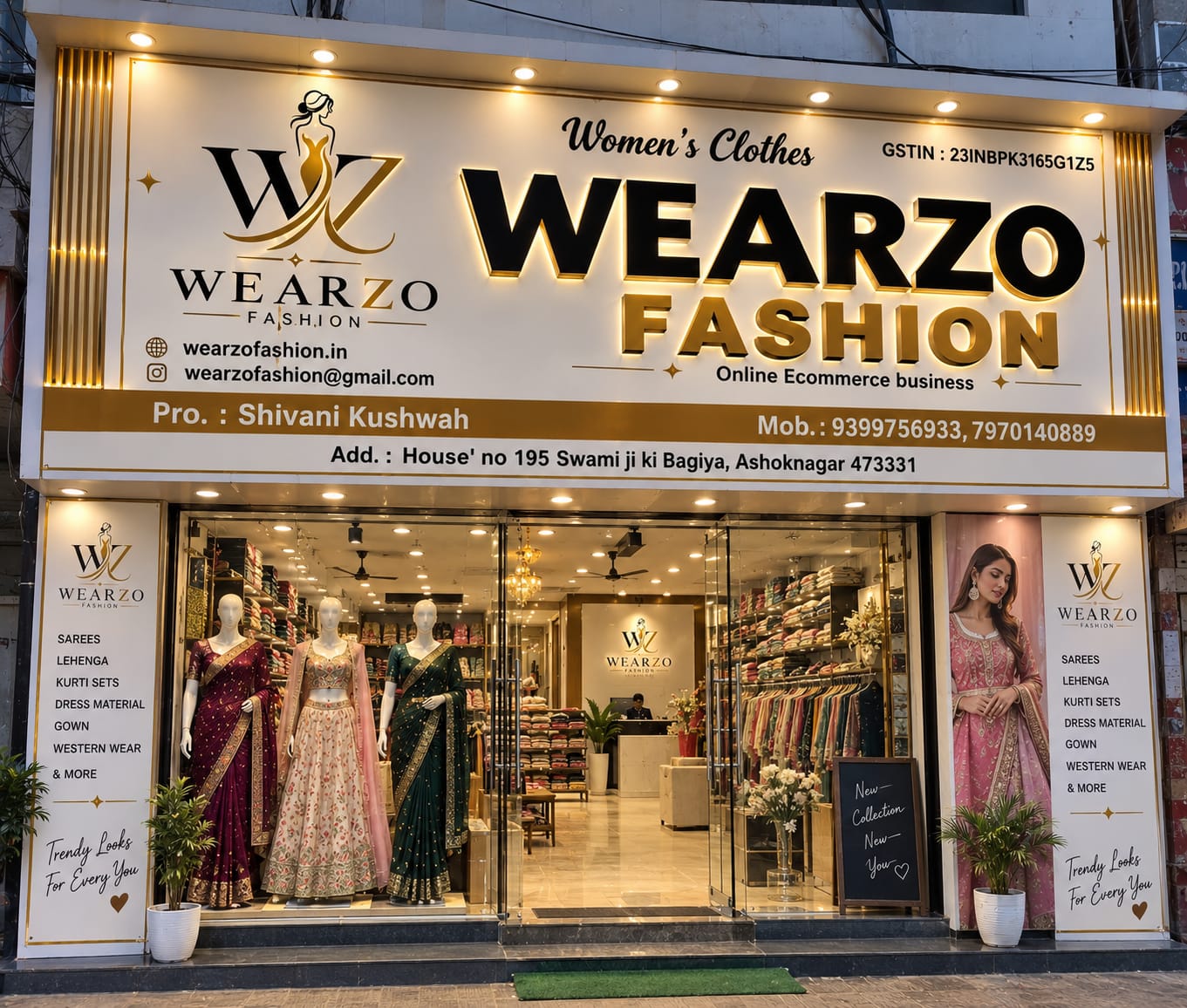 The Wearzo Fashion store in Ashoknagar